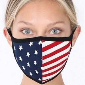 Washable America Flag Face Mask